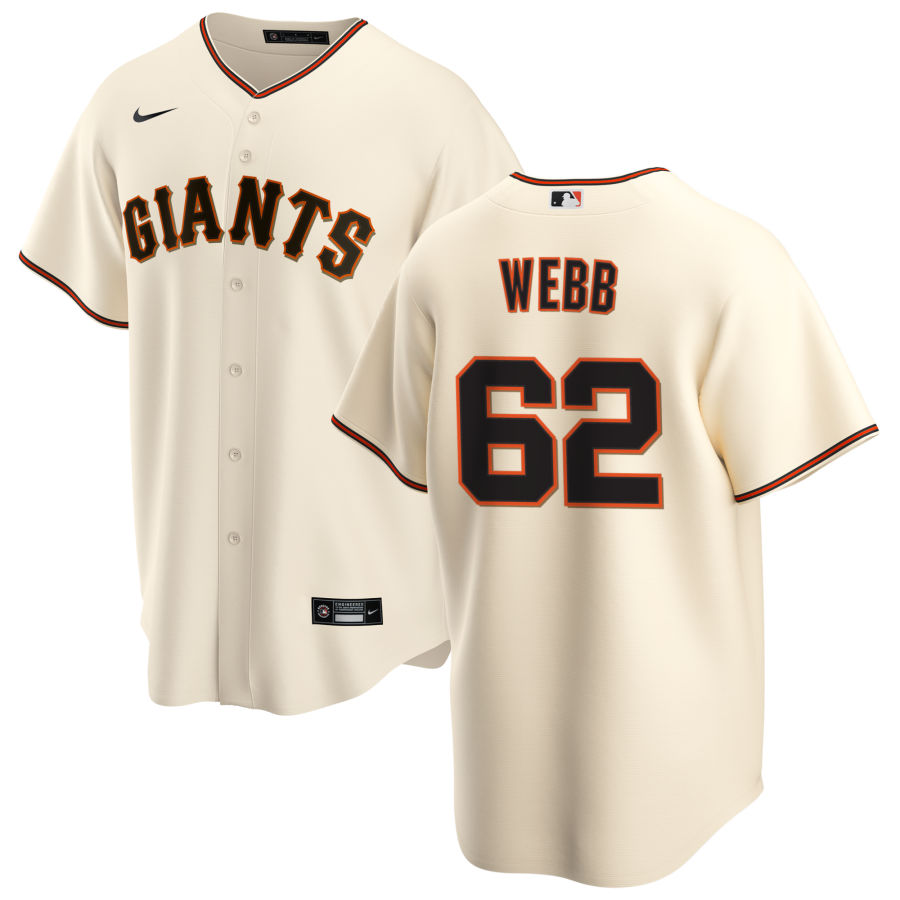 Nike Men #62 Logan Webb San Francisco Giants Baseball Jerseys Sale-Cream